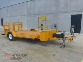 Dean Trailers Single Axle Tilting Plant Trailer - picture0' - Click to enlarge