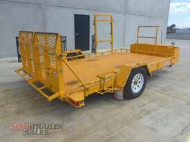 Dean Trailers Single Axle Tilting Plant Trailer - picture2' - Click to enlarge