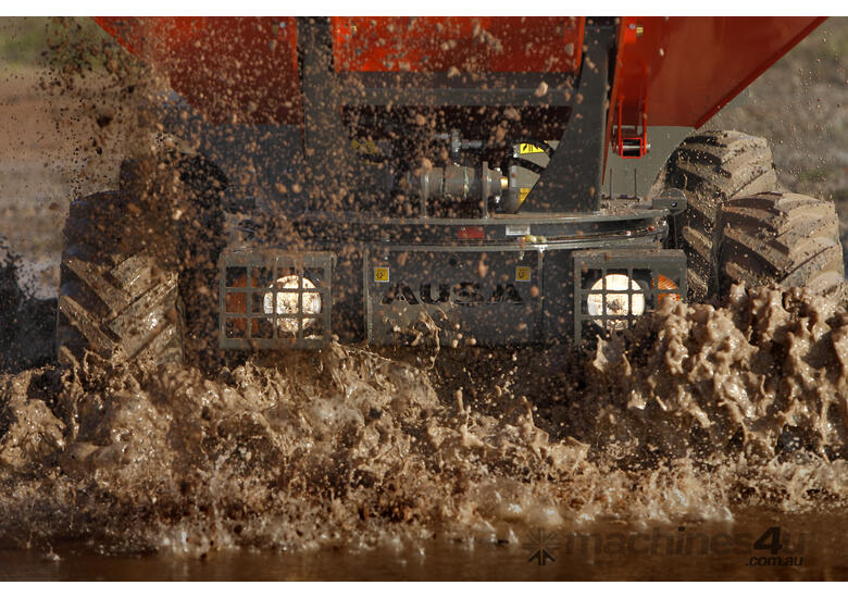 caption AUSA D350AHG Dumper - COMFORT AND SAFETY