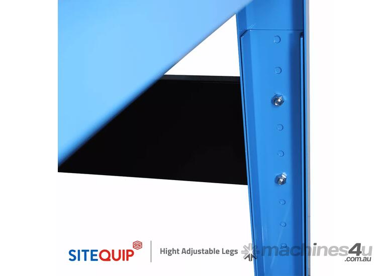 Sitequip Heavy Duty Workbench with Lockable Drawer and Lockable Cabinet