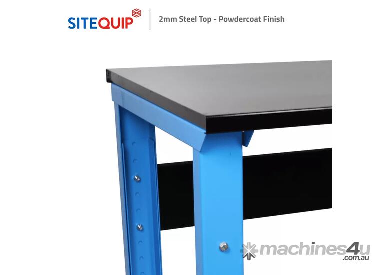 Sitequip Heavy Duty Workbench with Lockable Drawer and Lockable Cabinet