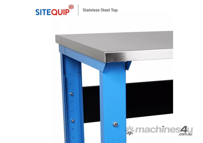 Sitequip Heavy Duty Workbench with Lockable Drawer and Lockable Cabinet
