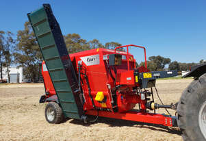 FARMTECH TYYKM-6 HORIZONTAL FEED MIXER + DUAL ELEVATORS (6.0M3)