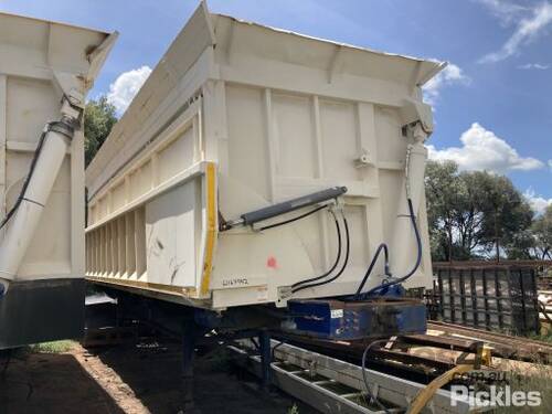 Unbranded Tri Axle Side Tipper Lead Trailer