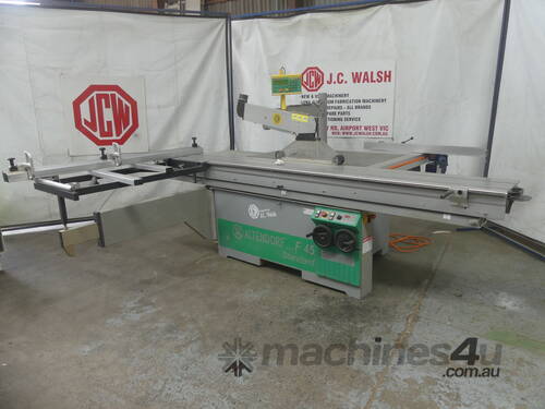 Altendorf F45 panel saw with motorised fence