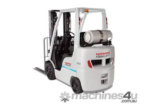 caption FORKPAC - NISSAN UG1F2A350U COUNTER BALANCE FORKLIFT