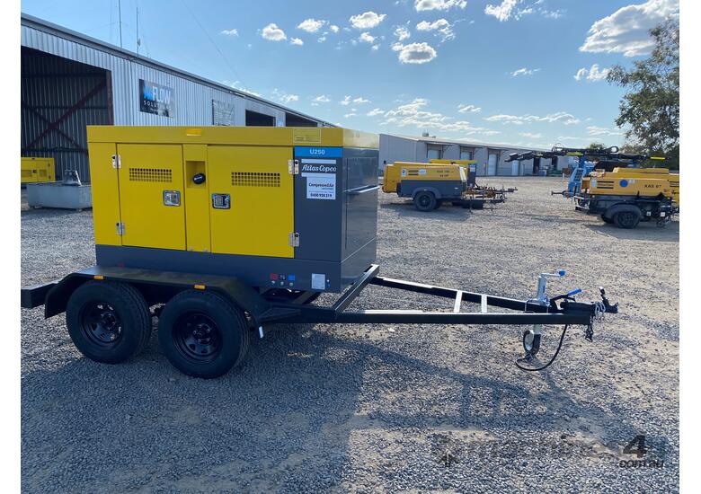 caption Atlas Copco U250 cfm air compressor