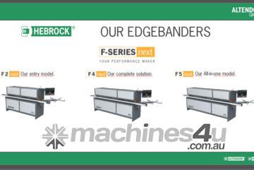 Hebrock F SERIES Edgebander: Precise Processing of Workpieces