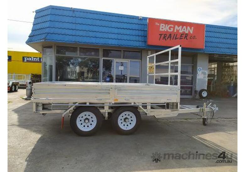 caption 10x7 3500kg Flat Top Trailer BIGMAN TRAILER
