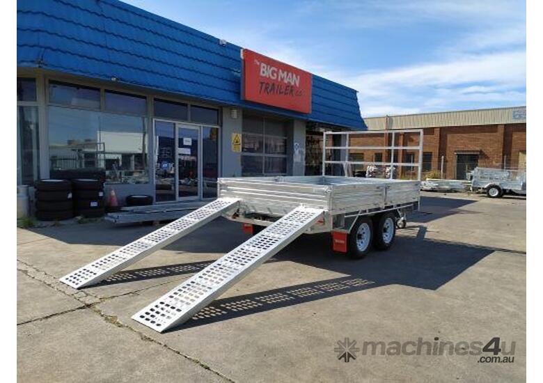 caption 10x7 3500kg Flat Top Trailer BIGMAN TRAILER