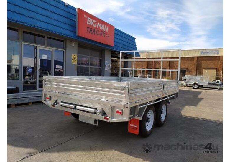 caption 10x7 3500kg Flat Top Trailer BIGMAN TRAILER