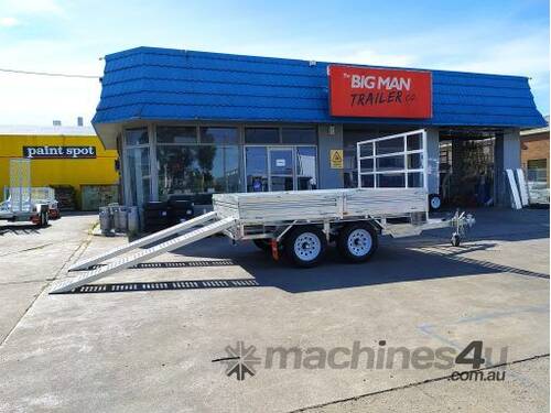 caption 10x7 3500kg Flat Top Trailer BIGMAN TRAILER