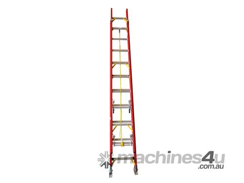 caption Fibreglass Extension Ladder 4.4m - 7.7m ( available in different sizes)