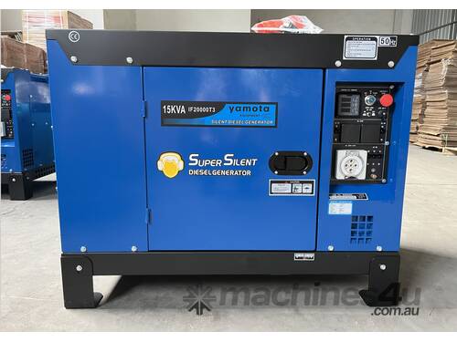 2024 Unused Yamota 15kva 3-Phase Silent Diesel Generator