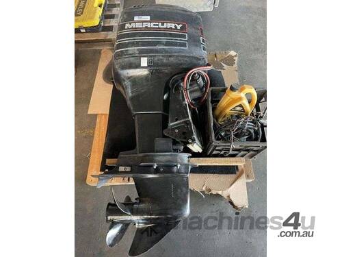 1995 Mercury 125hp Outboard c/w Gauges Wiring