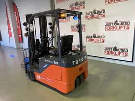 2016 TOYOTA 8-FBE-18 3 WHEEL ELECTRIC FORKLIFT CURRENT MODEL  - picture0' - Click to enlarge