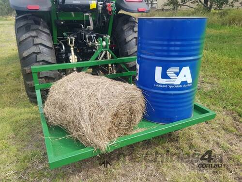 caption AgKing - Tractor 3 Point Linkage to Carry it all 5ft - Solid Steel Construction