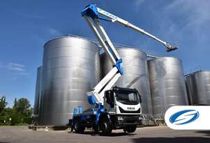 ALTEQUIP - Socage 37DJ Truck Mounted Boom Lift & Hydraulic Jib - 37.3m Height 21m Reach