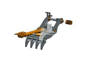 2024 Thumb CATERPILLAR 4 TEETH NON-PRO THUMB, 311/312/314, 36 IN BUCKET ENT65-PG4T36