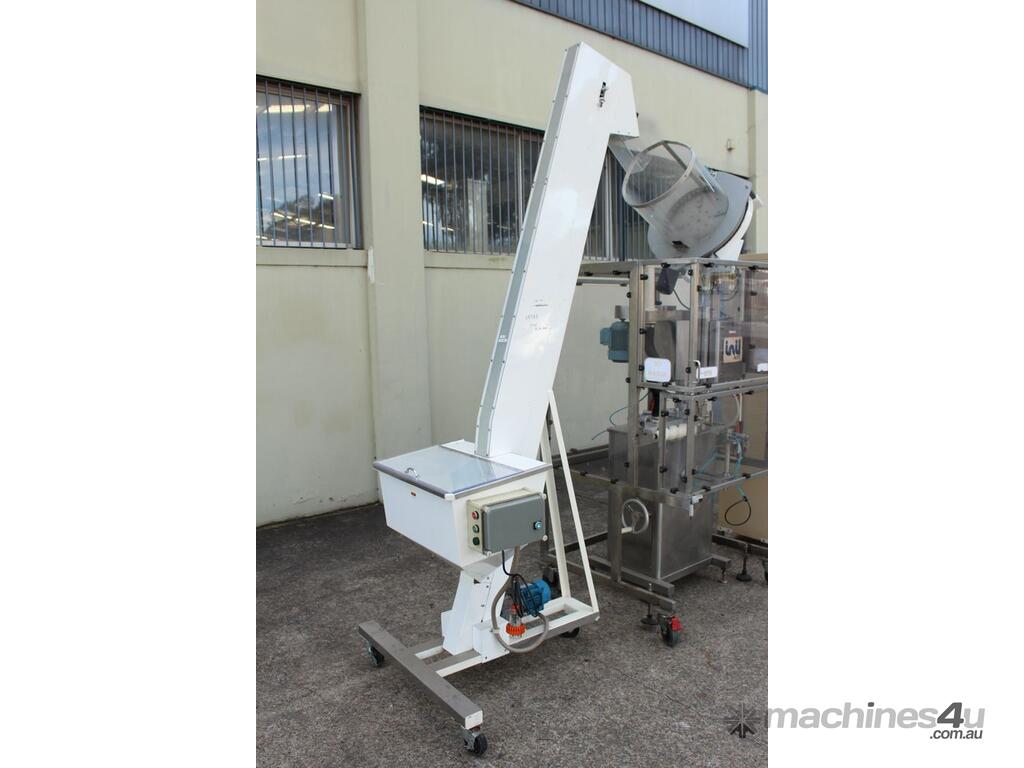 used inil Inline Automatic Screw Capper with Elevator Cappers in ...
