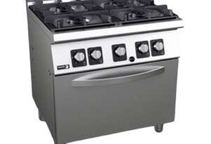 Fagor Kore 700 4 Burner Gas Range with Gas Oven - C-G741H
