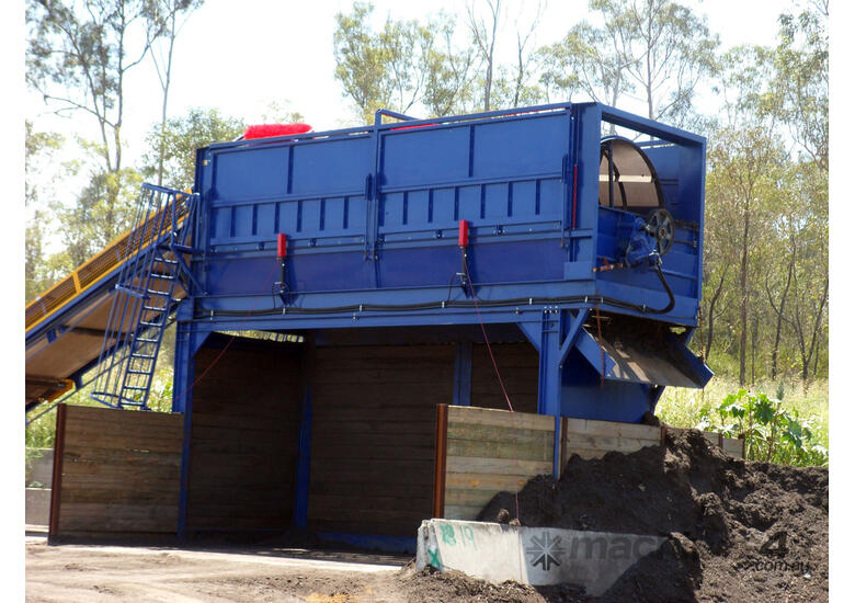 caption PrecisionScreen Stationary Trommel - Built in Australia for Australian Conditions!