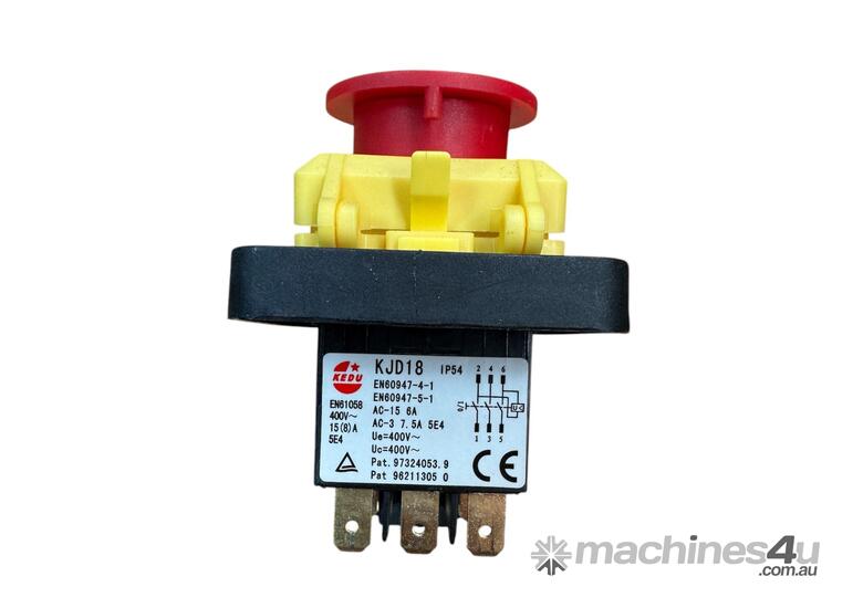 caption No Volt Relay On/Off Switch (415V, 15A)