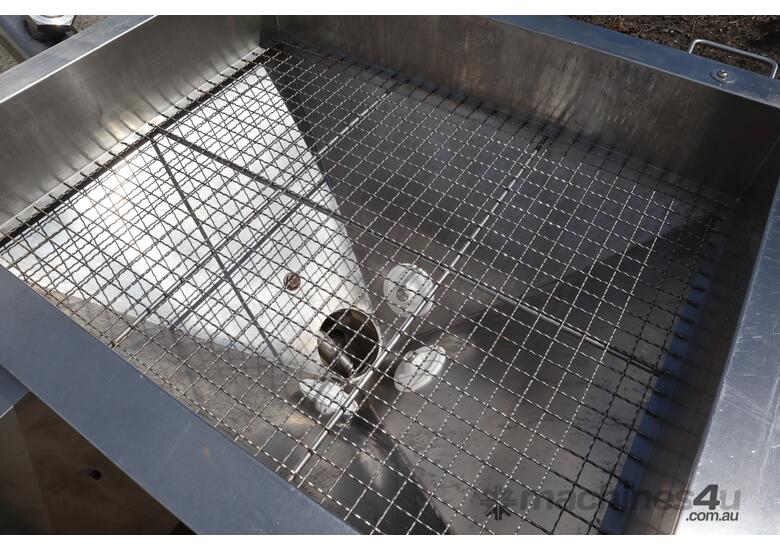 caption Stainless Steel Hopper Auger Screw Feeder Conveyor - Iopak GS-S3