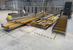 3 Tier Stainless Construction Platform safe work pedestrian handrail STAIRWAY