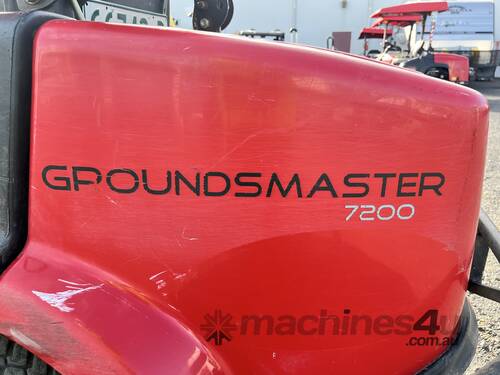 caption 2015 Toro GroundsMaster 7200 Zero Turn Ride On Mower