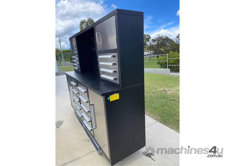 18 Drawer Stainless Steel Tool Cabinet / Work Bench