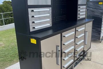 18 Drawer Stainless Steel Tool Cabinet / Work Bench