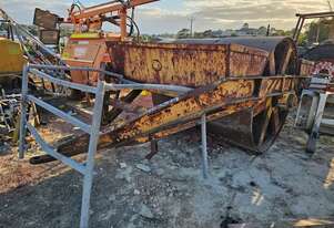 Steel Drum Trailing Roller - 1530mm Diameter x 1630mm Wide