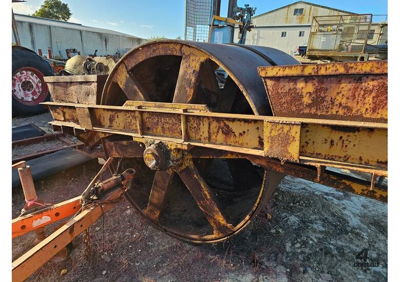 Steel Drum Trailing Roller - 1530mm Diameter x 1630mm Wide