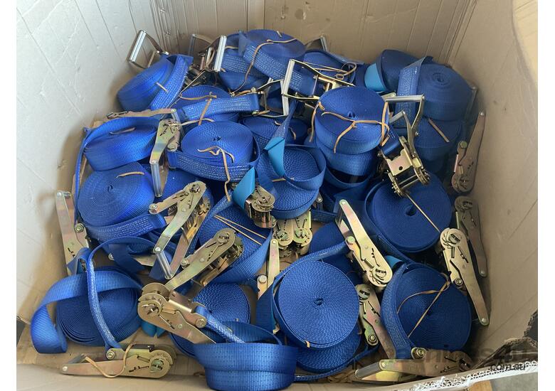 caption Pallet of Ratchets and Straps
