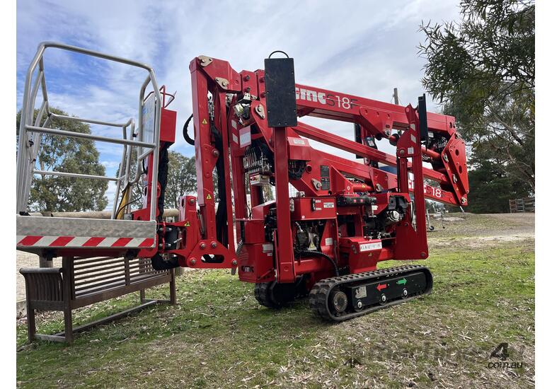 caption CMC s18f spider lift cherry picker