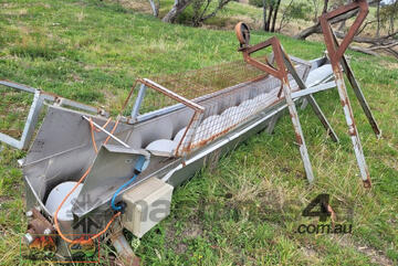 (6855) S/steel Bulk Grape Auger (Euroa, VIC)