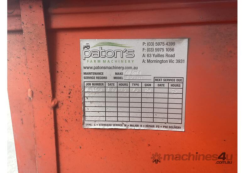 caption Kubota ZD1211 Zero Turn Ride On Mower (Council Asset)