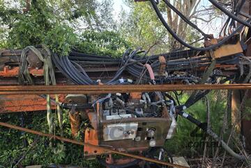 Tamrock (Sandvik) Excavator Mounted Drill Rig with Rod Changer