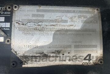 2007 Vawdrey VB S3 Tri Axle Curtainside A Trailer