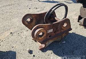 Hydraulic Quick Hitch to suit 15 - 18 Ton Excavator