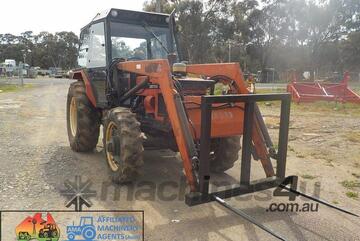 (4312) Zetor 6245 FWA Tractor FEL (Carisbrook, VIC)