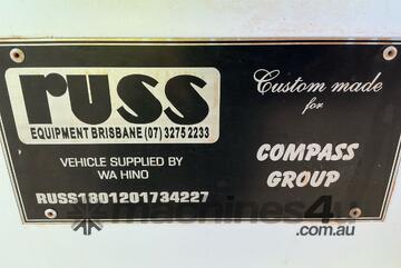 2017 Hino 300 921 Side Loading Garbage Compactor