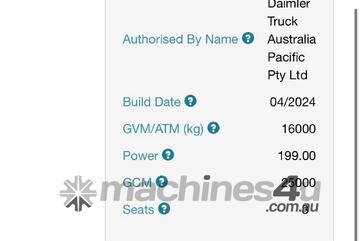 2024 Mitsubishi Fighter FM 1627 Attenuator