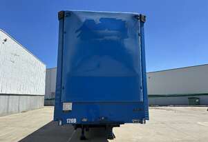 2010 Vawdrey VB-S3 Tri-Axle Double Drop Curtainsider B Trailer with Mezzanine
