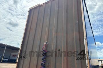 2002 Vawdrey VB S3 Tri Axle Flat Top Curtainsider A Trailer