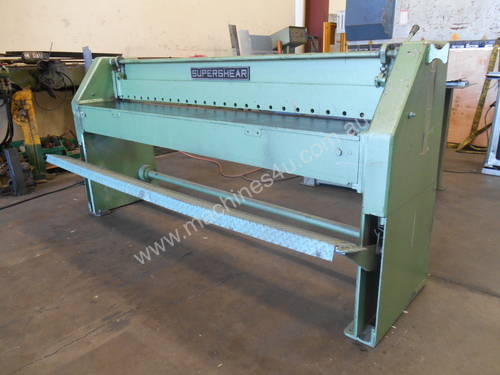 Used Supershear 1800mm Treadle Guillotine