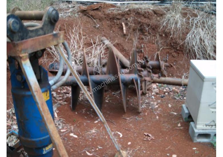 caption Auger with built in relieve valve