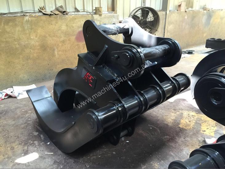 caption A.R.E 30 ton log grab grapple