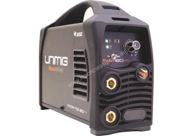 caption Unimig Razor 160PFC 10A Inverter Welder VRD